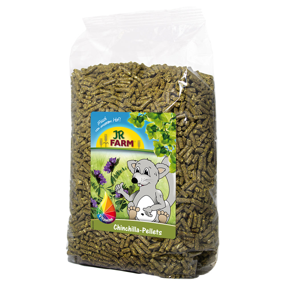 JR Farm pellets para chinchillas - 2 x 5 kg - Pack Ahorro