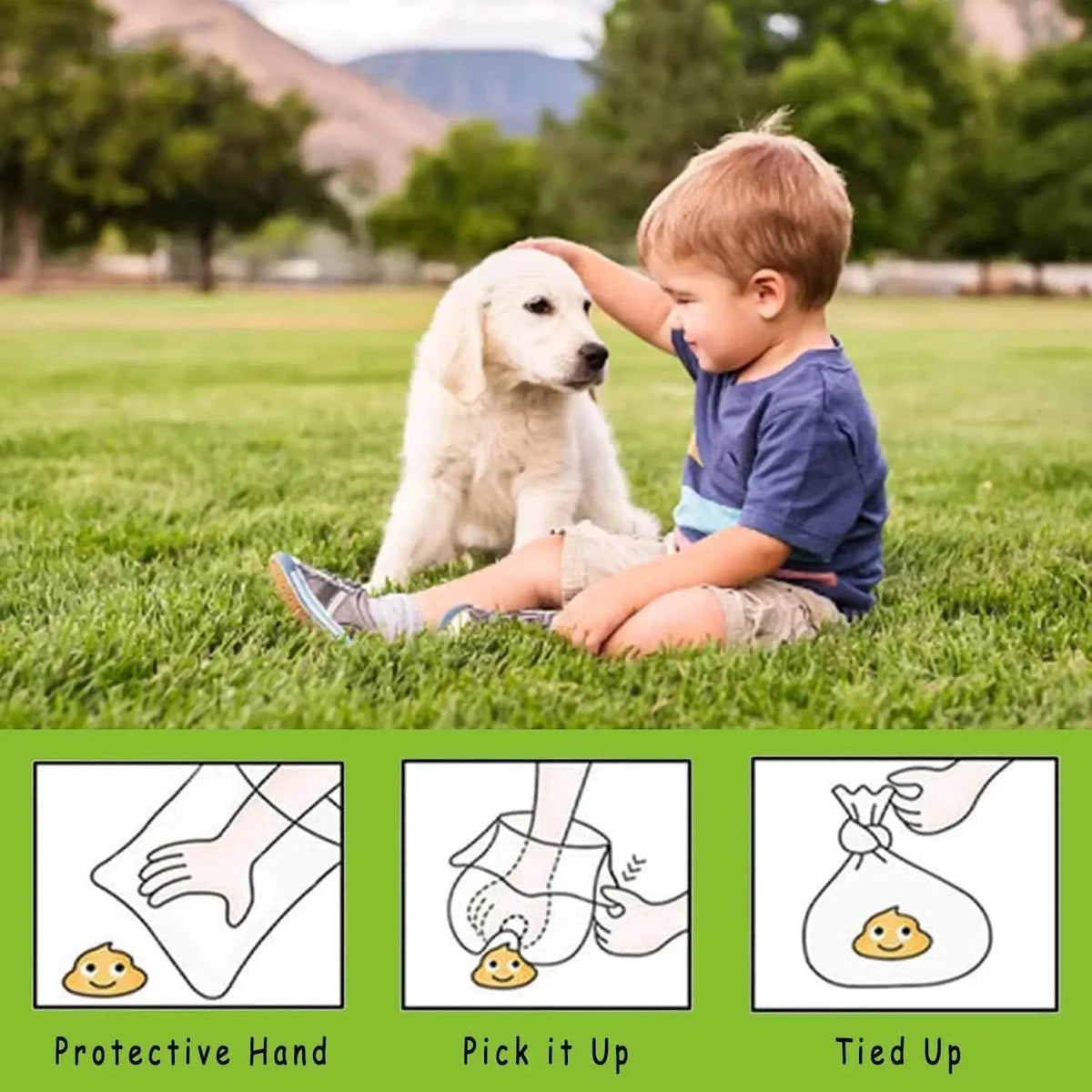 Dog bag 26 rolls, 390 bags, with 1 dispenser, dog waste bag, biodegradable, pet bag, dog poop bag, eco-friendly poops bag, green, for 6 months use, 2 bag per day.