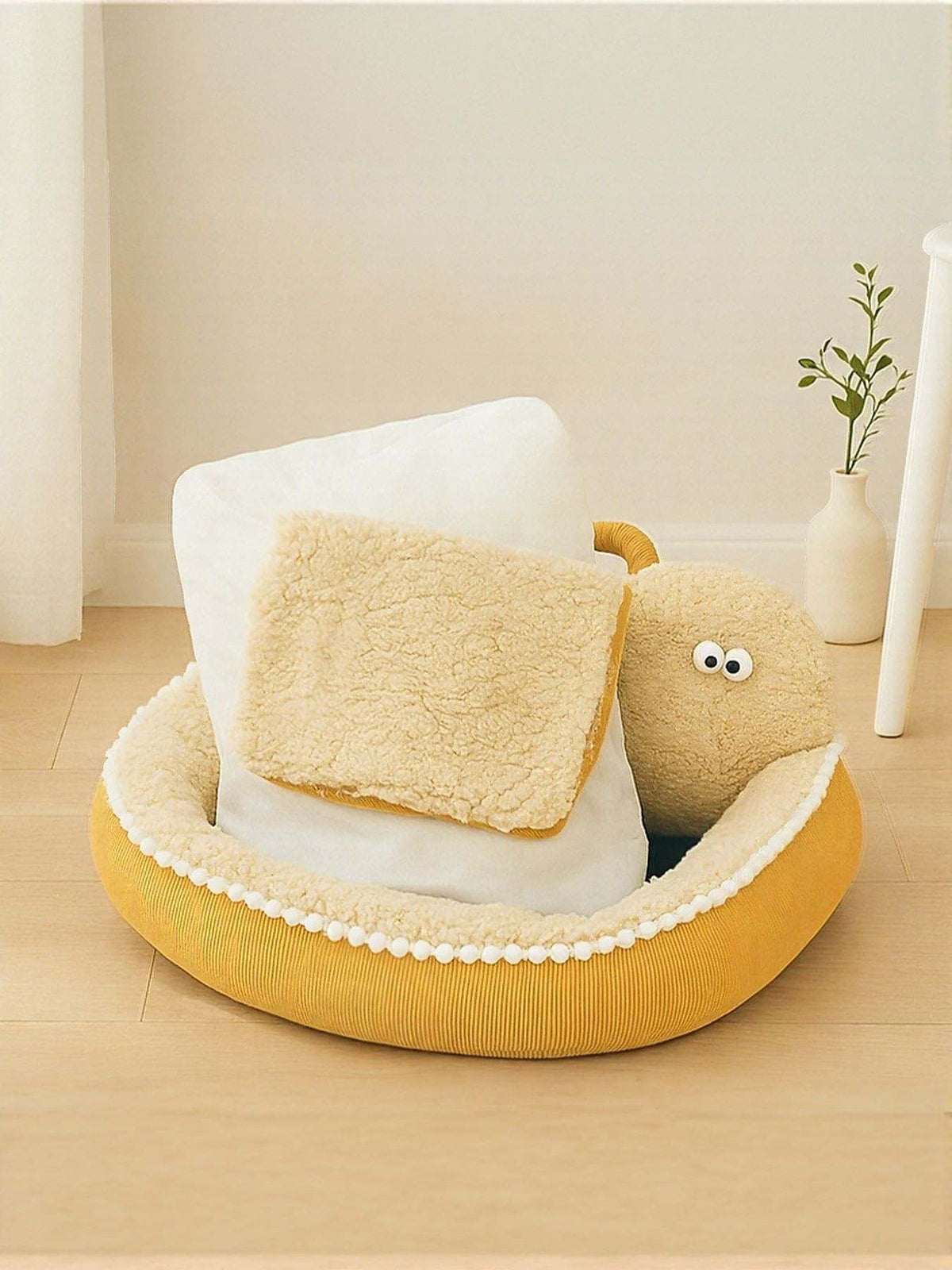 cozy semi-enclosed foldable pet nest in various sizes