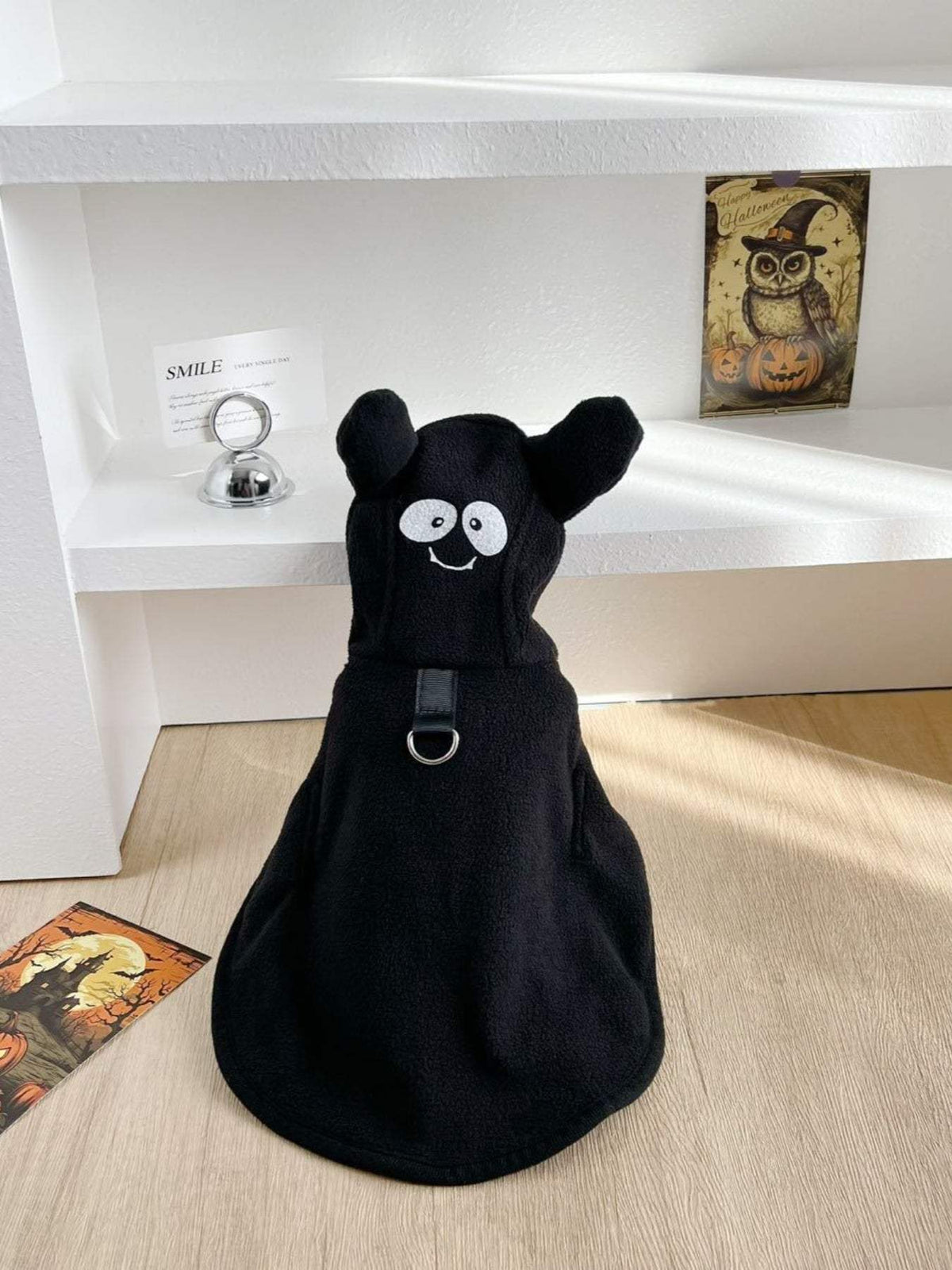 Cozy hooded pet costume coat for warmth and fun