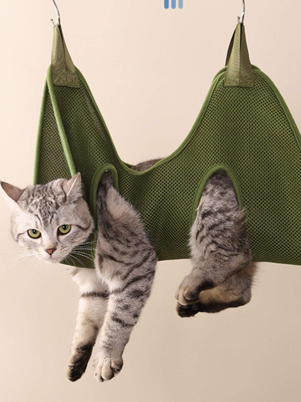 breathable pet shower hammock for secure grooming
