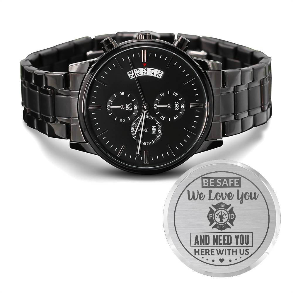 I gave my husband a watch with the message I never said to him in person
