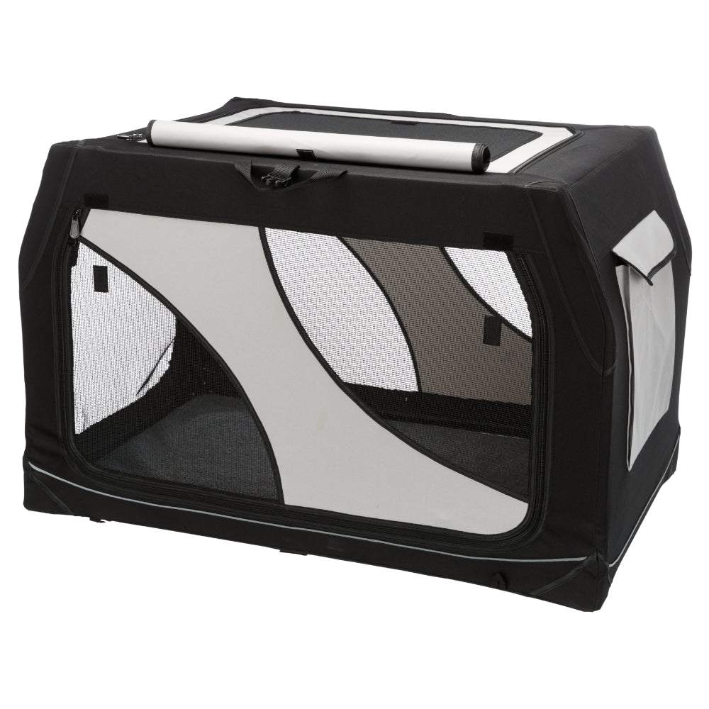 Transportín plegable Trixie Friends on Tour Mobile Kennel Vario - M-L: 91 x 61 x 58 cm (L x Prof x Alto)