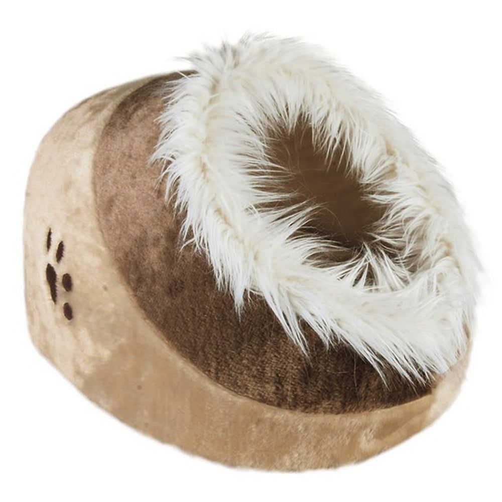 Cueva Trixie Minou para gatos - Marrón y beige