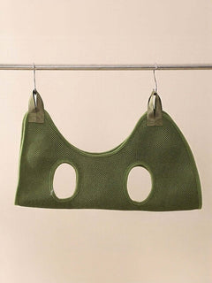 breathable pet shower hammock for secure grooming bath
