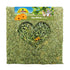 JR Farm Cubo de heno con flores - 2 x 450 g (grande) - Pack Ahorro