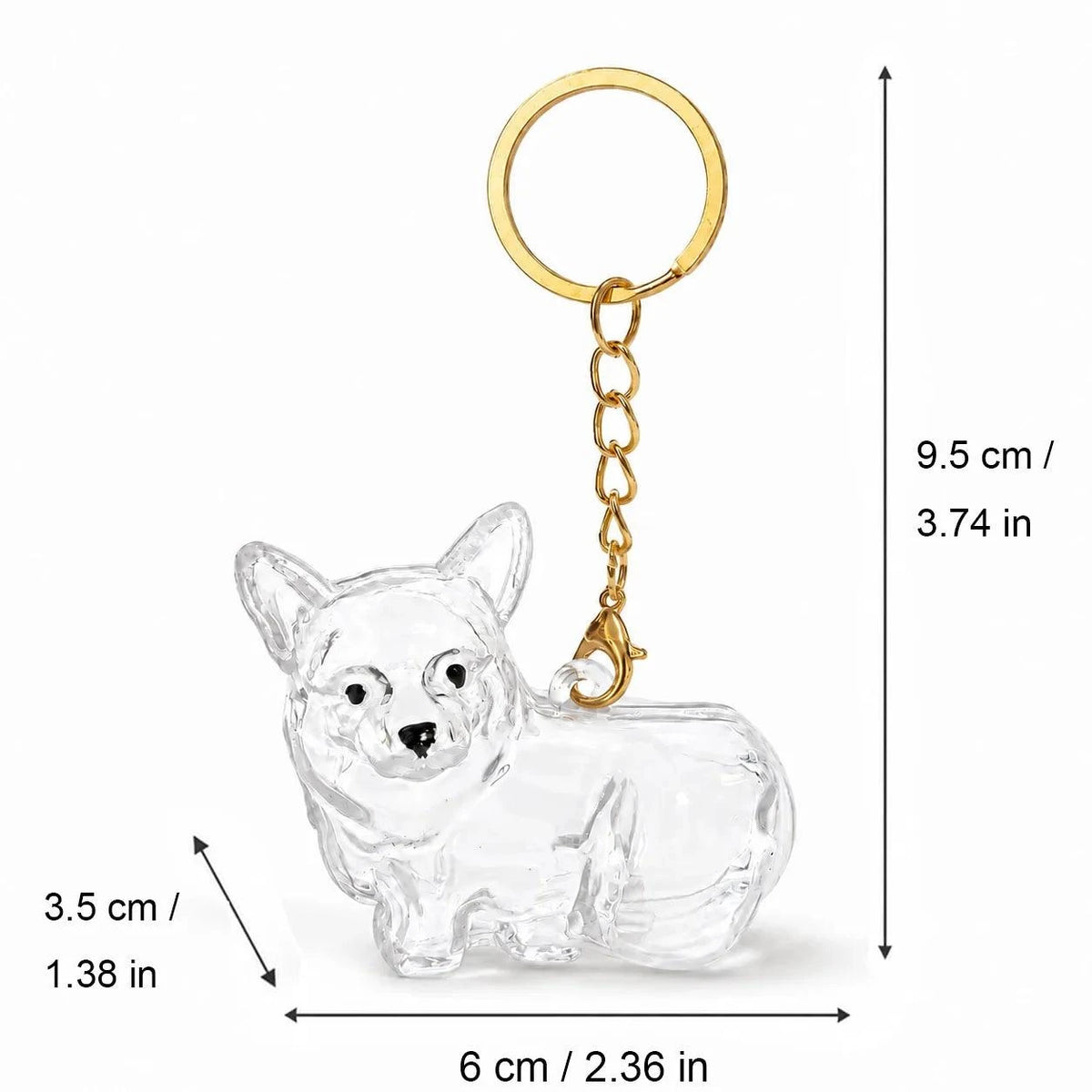 Dog Hair Keychain Pet Fur Keepsake Holder Dog Hair Storage Memorial Pendant for Dogs DIY Backpack Charm Pet Fur Souvenir Gift