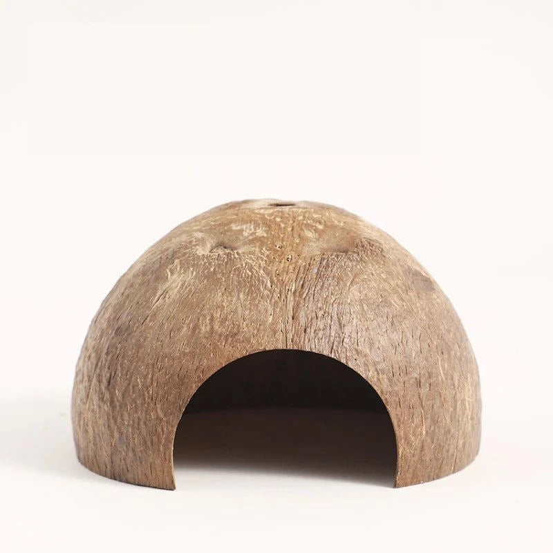 Hamster Nest Bird Nest Coconut Shell Hideout Summer Cooling Syrian Hamster Sleeping House Little Nest Toy for Fancy Mice