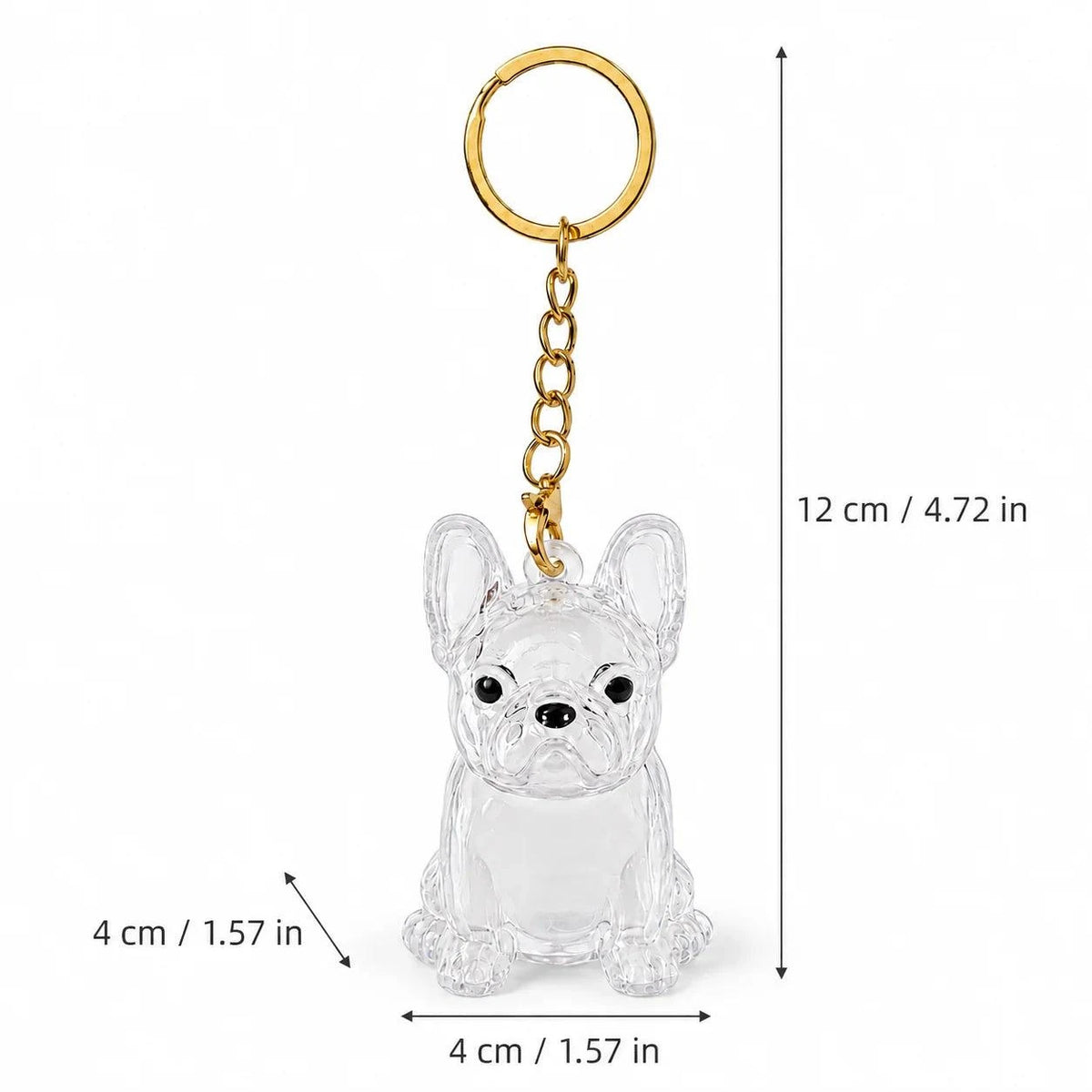 Dog Hair Keychain Pet Fur Keepsake Holder Dog Hair Storage Memorial Pendant for Dogs DIY Backpack Charm Pet Fur Souvenir Gift