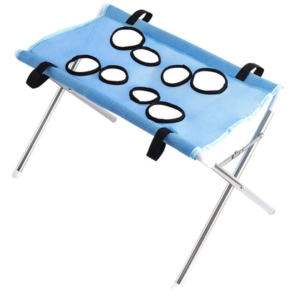 Dog Grooming Table Pet Grooming Hammock Basic Upgraded Models Foldable Bathing Nail Trimming Stand for Small Dogs Cats Home
