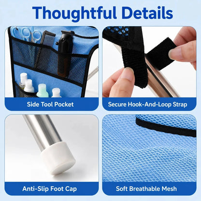 Dog Grooming Table Pet Grooming Hammock Basic Upgraded Models Foldable Bathing Nail Trimming Stand for Small Dogs Cats Home
