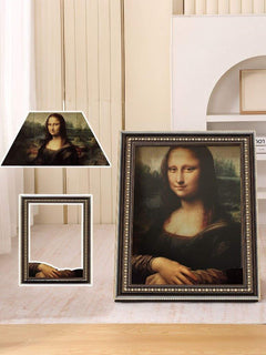 Art painting pet nest bed with decorative print
