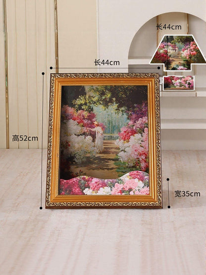 artistic framed cat house as decorative pet furniture