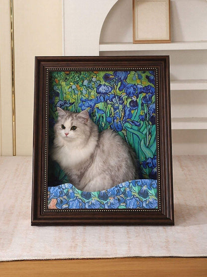 artistic framed cat house furniture-grade cat retreat