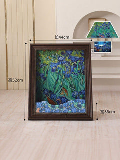 Artistic framed cat house blending with home décor