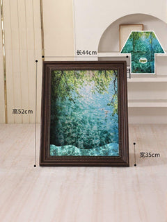 artistic framed cat house blending pet furniture with wall art