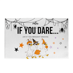 Funny Halloween Duck Welcome Mat – Custom Printed Doormat