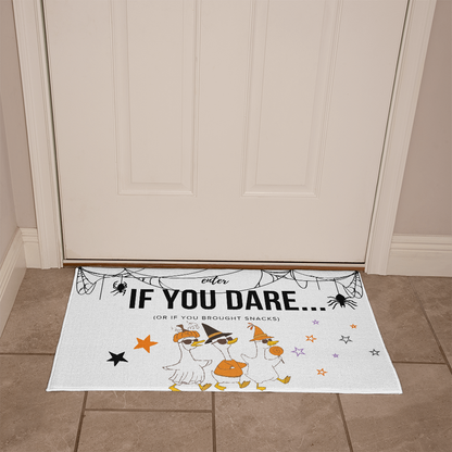 Funny Halloween Duck Welcome Mat – Custom Printed Doormat