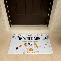 Funny Halloween Duck Welcome Mat – Custom Printed Doormat