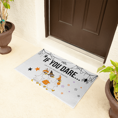 Funny Halloween Duck Welcome Mat – Custom Printed Doormat