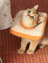 Avocado and toast shaped pet costume collar by SweetPaw