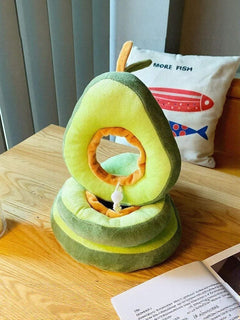 SweetPaw avocado pet costume collar shaped like avocado and toast