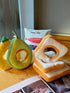 Avocado and toast shaped pet costume collar by SweetPaw