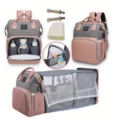 Large-Capacity Mommy Bag – Diaper Bag with Double-Shoulder Straps