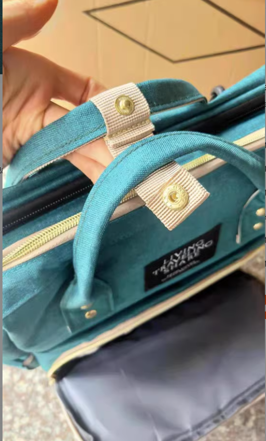 Large-Capacity Mommy Bag – Diaper Bag with Double-Shoulder Straps