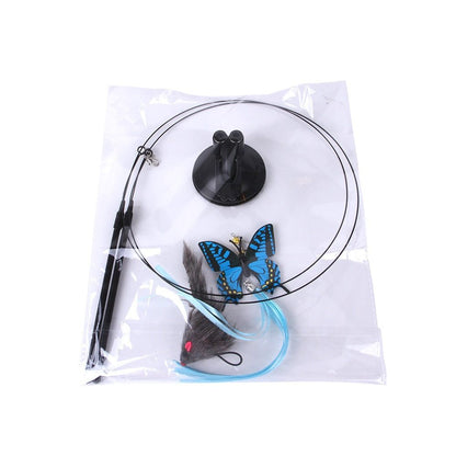 Suction Cup Cat Teaser Toy – Interactive Play for Bored Cats