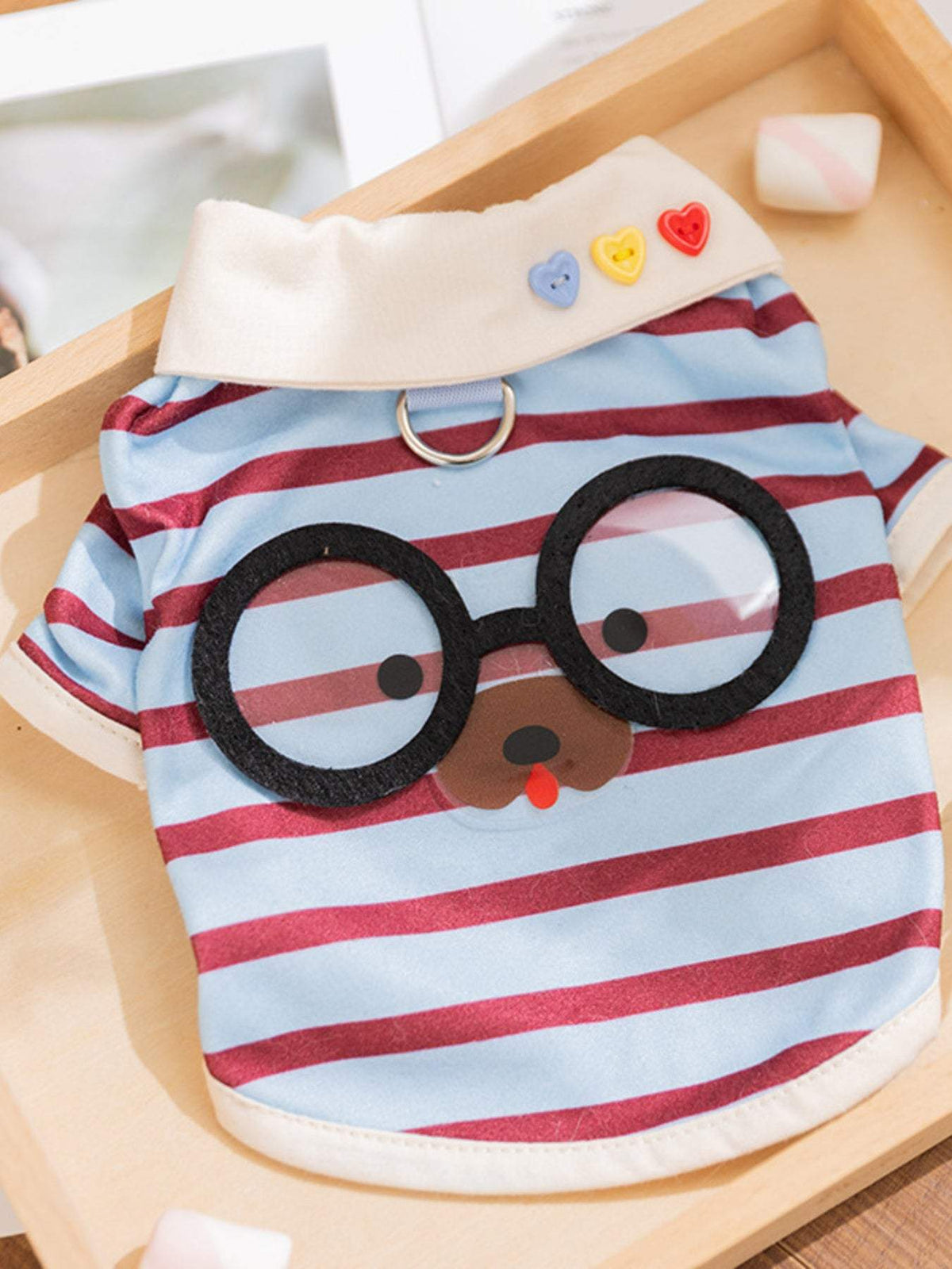lightweight cartoon pet tank top for warm weather