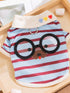 lightweight cartoon pet tank top for warm weather
