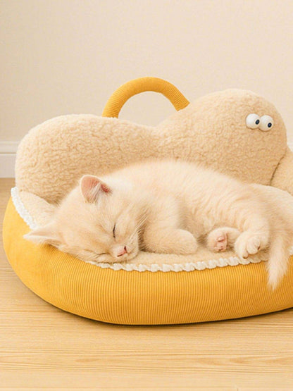 cozy semi-enclosed pet nest foldable in various sizes