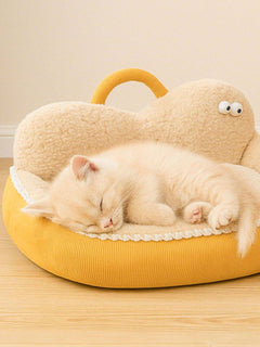 cozy semi-enclosed pet nest foldable in various sizes