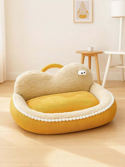 Cozy foldable semi-enclosed pet nest in various sizes