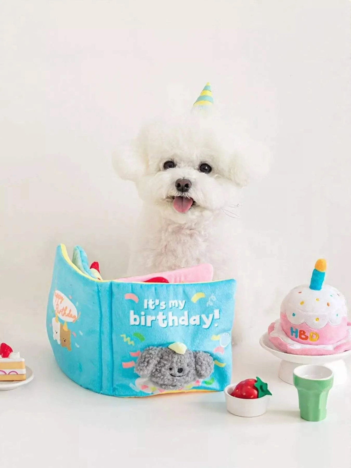 crinkle book sound toy for sensory pet play