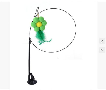 Suction Cup Cat Teaser Toy – Interactive Play for Bored Cats