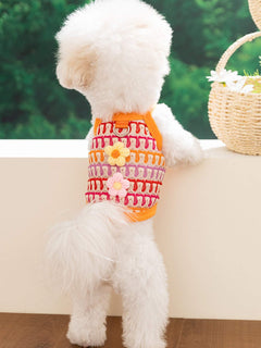 floral breathable pet top soft comfortable everyday wear