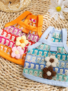 floral breathable pet top soft everyday comfort
