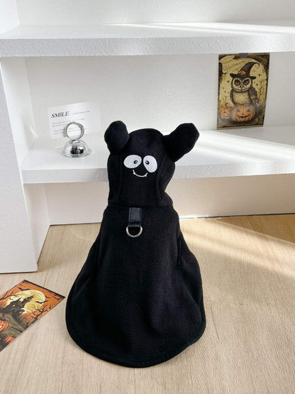 Cozy hooded pet costume coat for warmth and fun