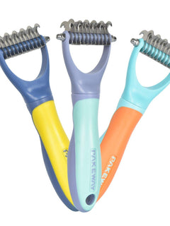 Lightweight sherbet portable pet hair remover by SoothePet