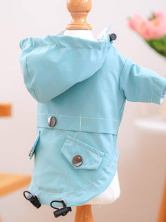 lightweight waterproof pet raincoat for rainy walks