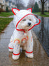 lightweight waterproof pet raincoat for rainy walks dog raincoat