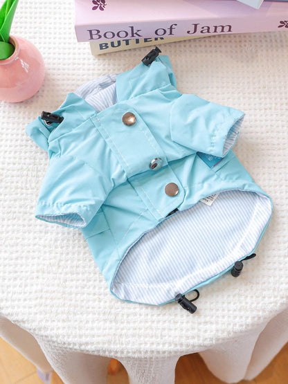 lightweight waterproof pet raincoat keeping dog dry on rainy  dog raincoat