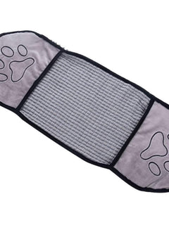 super-absorbent paw print pet bath towel