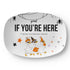 Personalized Halloween duck serving platter 10x14 dishwasher safe