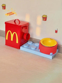 Red airtight pet food storage container with scoop