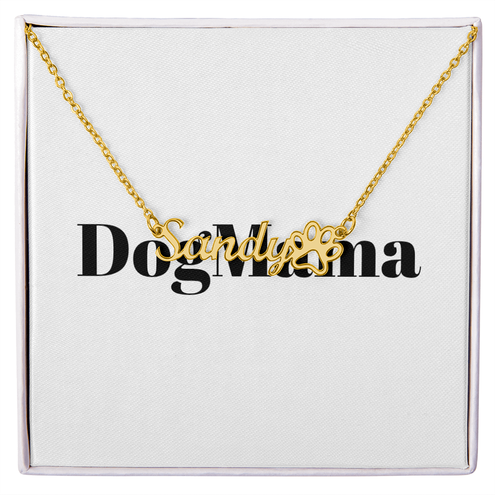 custom pet name necklace engraved keepsake jewelry