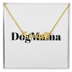 custom pet name necklace engraved keepsake jewelry