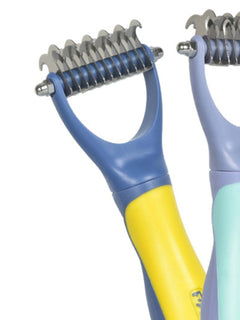 SoothePet lightweight portable hair remover for pet fur in sherbet color